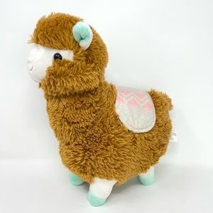 Kellytoy Plush Llama 12" Stuffed Animal Saddle